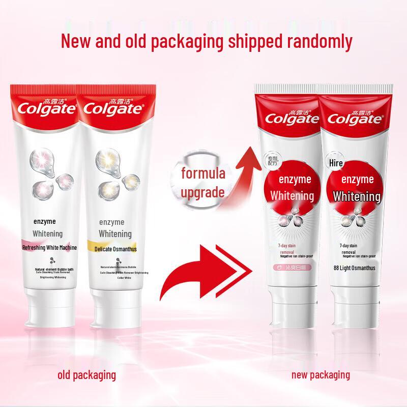 Colgate Enzyme Brightening Toothpaste - Refreshing Peach