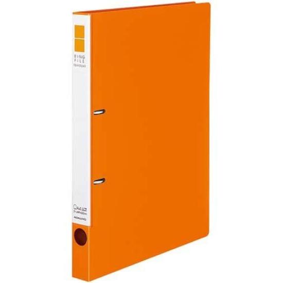 KOKUYO Ring File Slim Style Orange A4 Length Width 27mm 10 Books