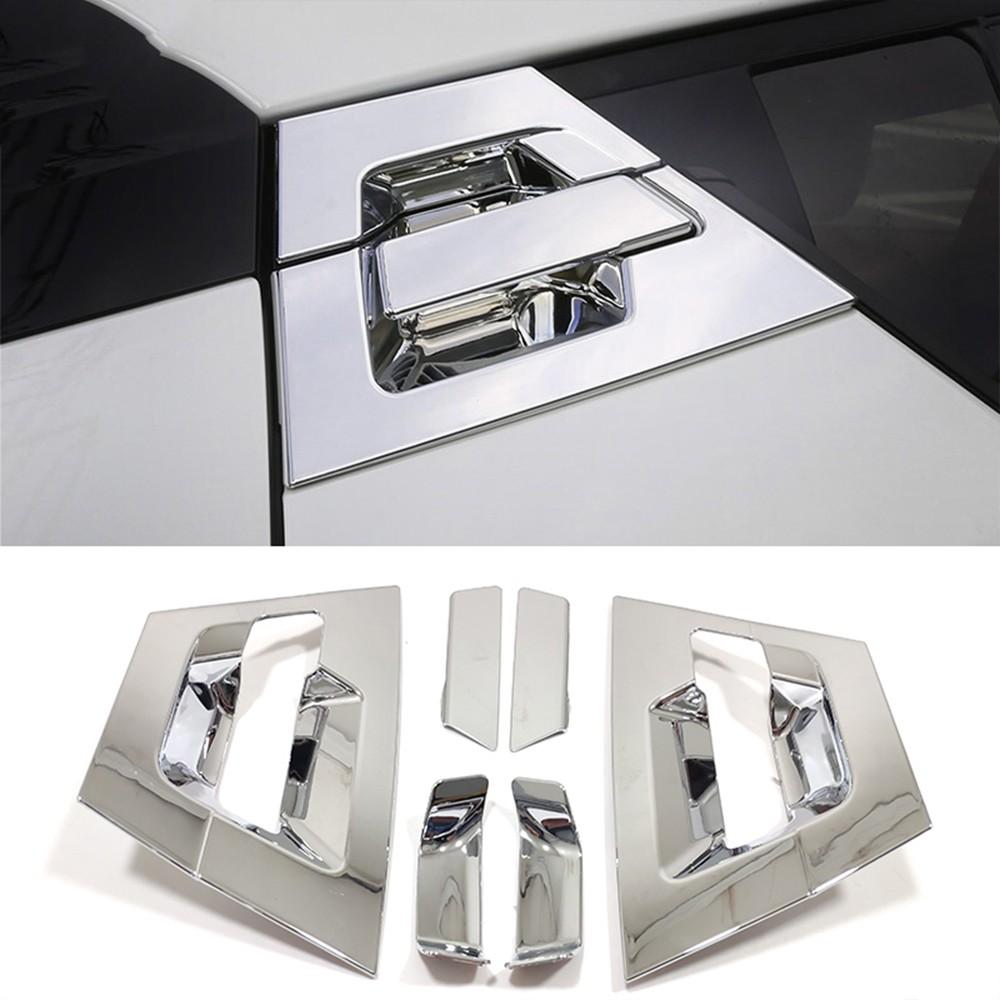 Cars Accessories Door Bowl Handle Cover For Toyota C-HR 2017- Carbon Fiber Silver Car Decoration Styling Upgrade