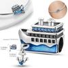 Blue Zircon Ship Charms Copper Original Beads Fit Original Charms Bracelet Beads Jewelry Fine Gifts For Women
