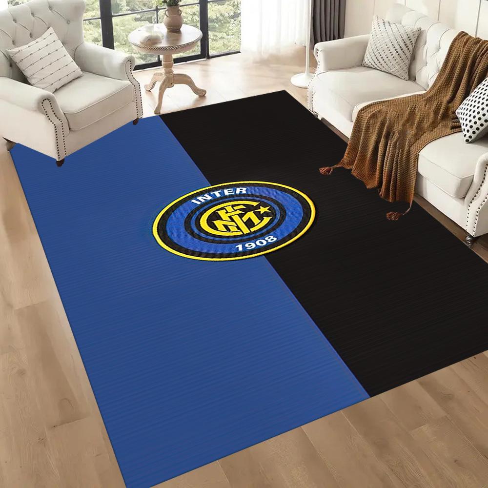 Inter Milan Floor Rug Office Rug Design For Dormitory Decorate Room Study Room Playrooms Antislip Rug Anime Office Decor Perfect Gift For Womenmen