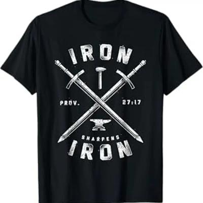 Iron Sharpens Athletic T Shirt
