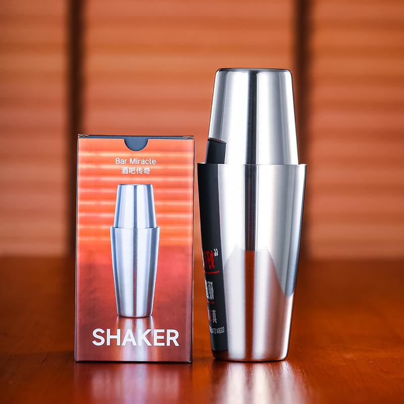 Шейкер для коктейлей Boston Shaker: Набор из 2 предметов: Профессиональный шейкер для коктейлей для бармена на 18 унций и 25 унций.