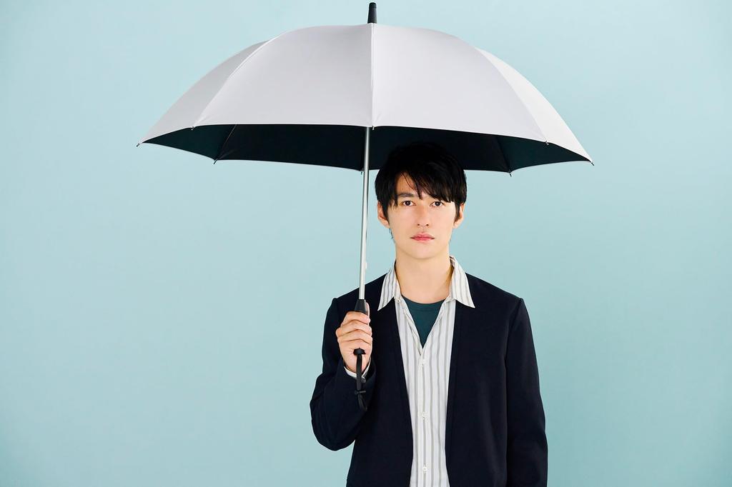 Водонепроницаемый СЕРИЯ LESS IS MORE Длинный Зонт от Солнца и Дождя Ветроустойчивость Уровень 4 Вода УФ Свет и Жара Унисекс "ZENTENKOU" Зонт, Зонт, Зонт, Черный, 60см,