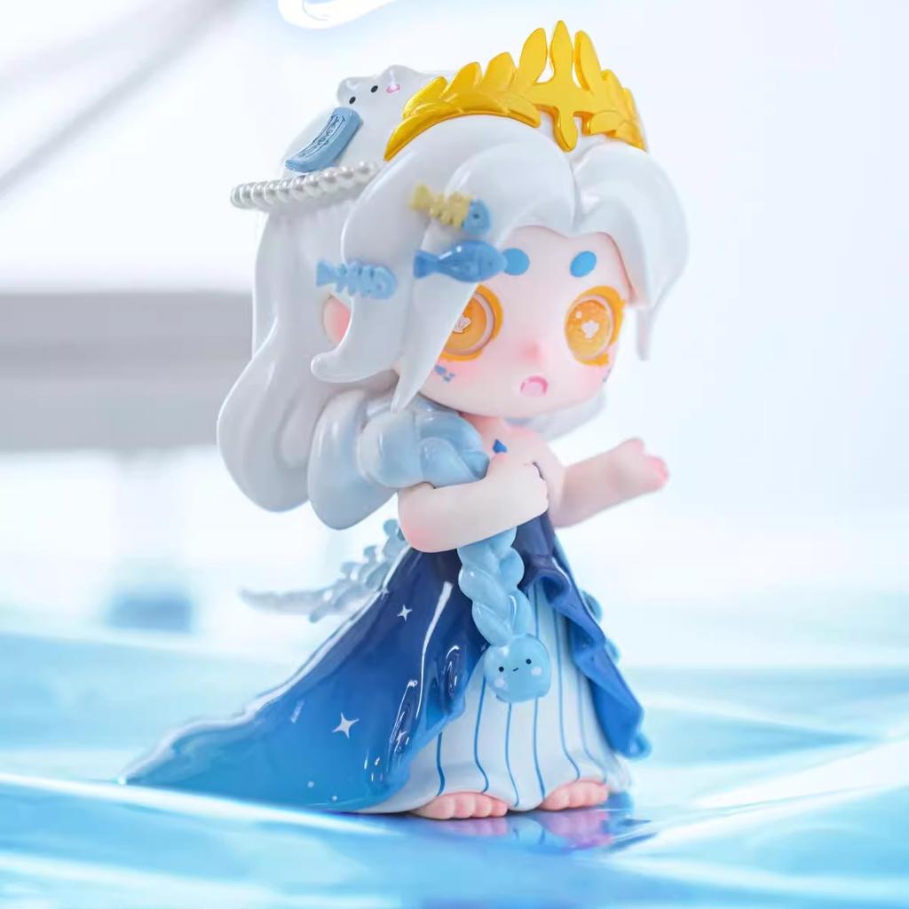 Keeno WISH ON THE SEA BREEZE Серия Блайнд Бокс Милая Q-Версия Смола Модель Настольное Модное Украшение Дизайнерская Игрушка Подарок-Сюрприз