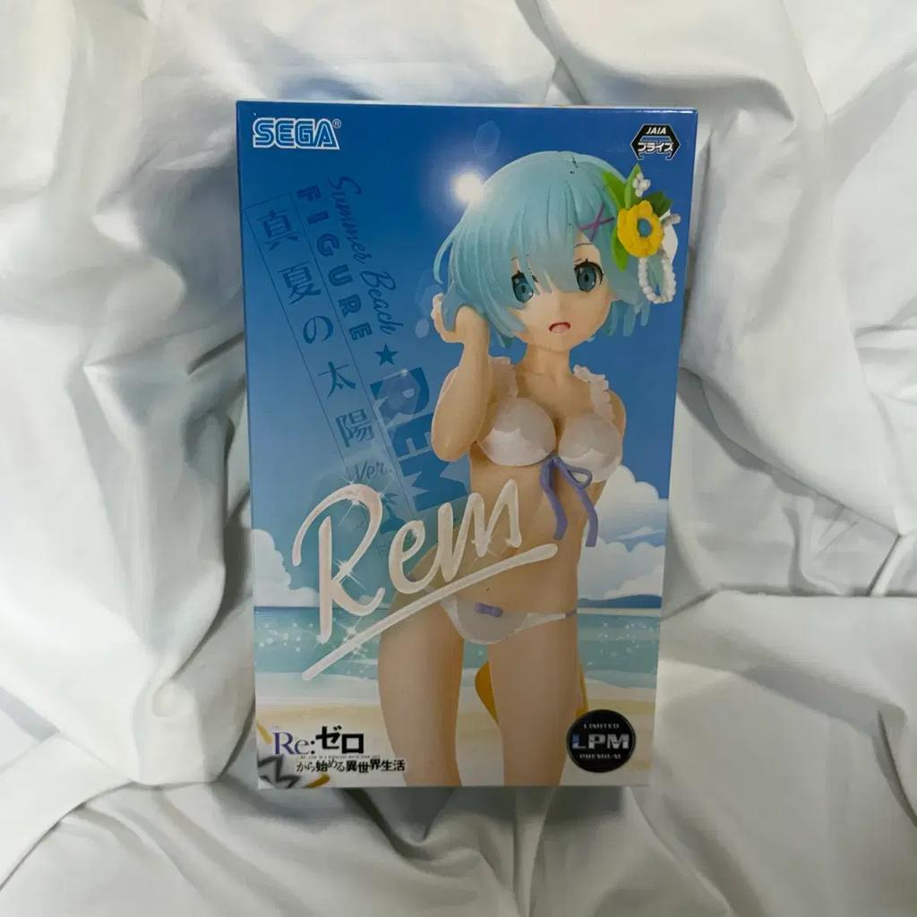 Re:Zero Rem LPM Summer Beach Bikini Swimsuit Figure Used