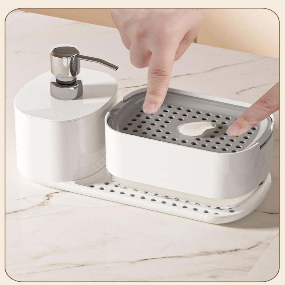 Ванная комната столешница ящик для хранения дезинфицирующего средства для рук мыльница дозатор для мыла держатель для губки кухня