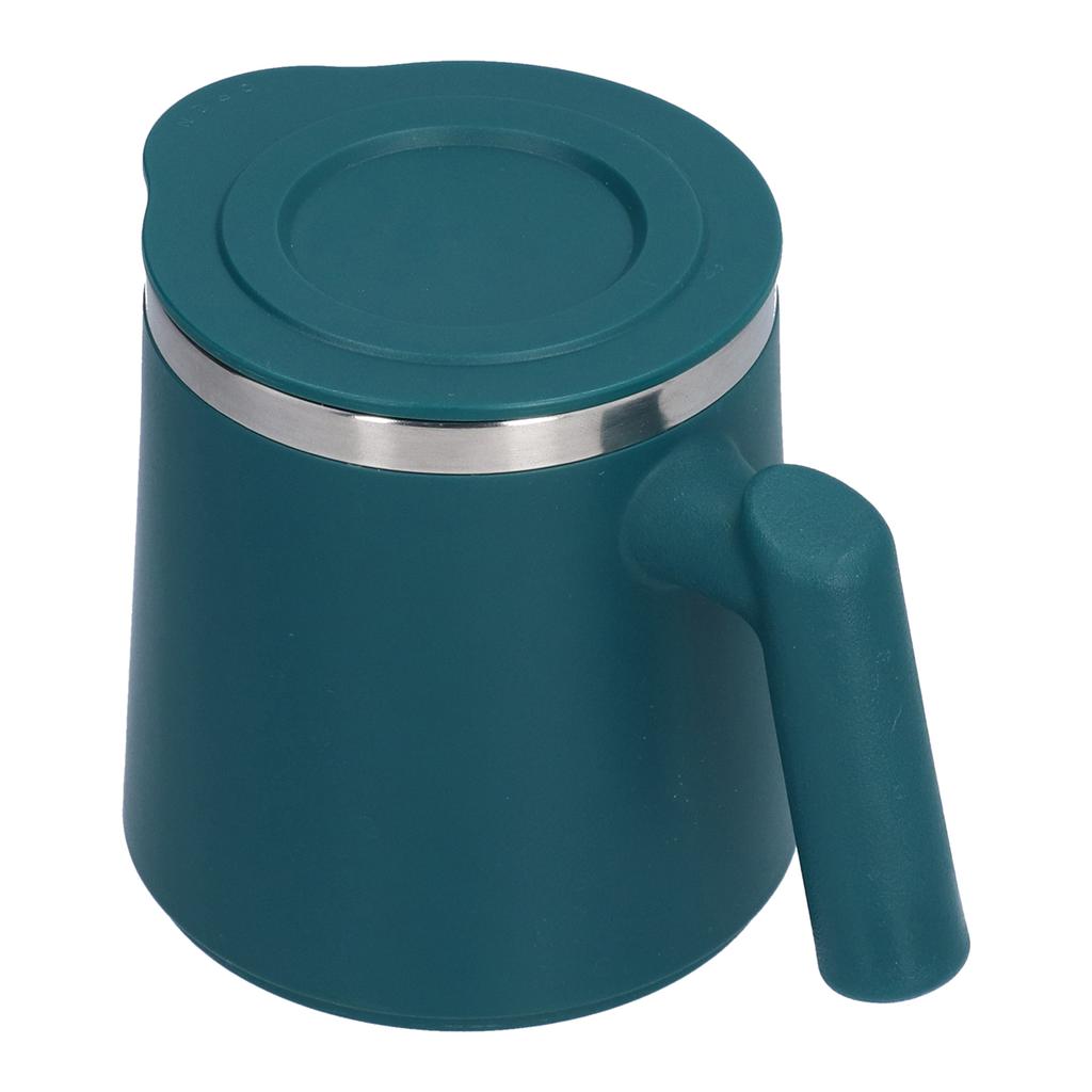 420ml Stainless Steel Coffee Cup Breakfast Cup Coffee Milk Mug for Home Office CampingGreen