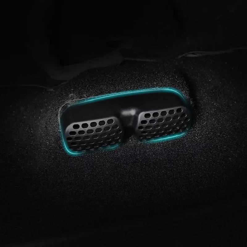 2 шт./компл. автомобиля под сиденьем кондиционер вентиляционное отверстие воздуховод крышка подходит для Ford Edge 2015-2016 авто интерьер