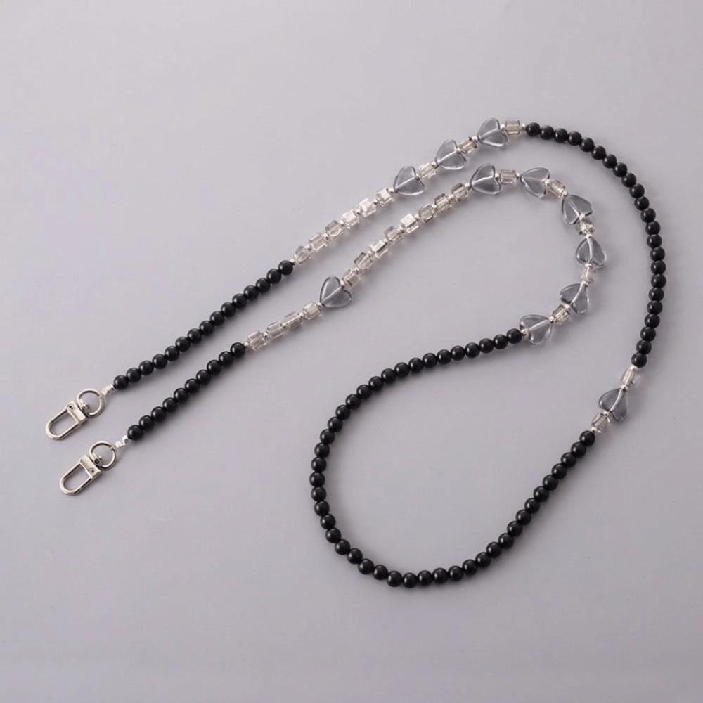 Acrylic Beads Crossbody Phone Strap Crossbody Style Phone Lanyard Charm Phone Accessory