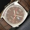 Б/У винтажные мужские часы SEIKO 5 AUTOMATIC 6119C из Японии с коричневым циферблатом a433432-2 R116-a433432