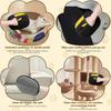 2x Electrostatic Pet Hair Removal Gloves Brush Double-sided Pet Grooming Glove