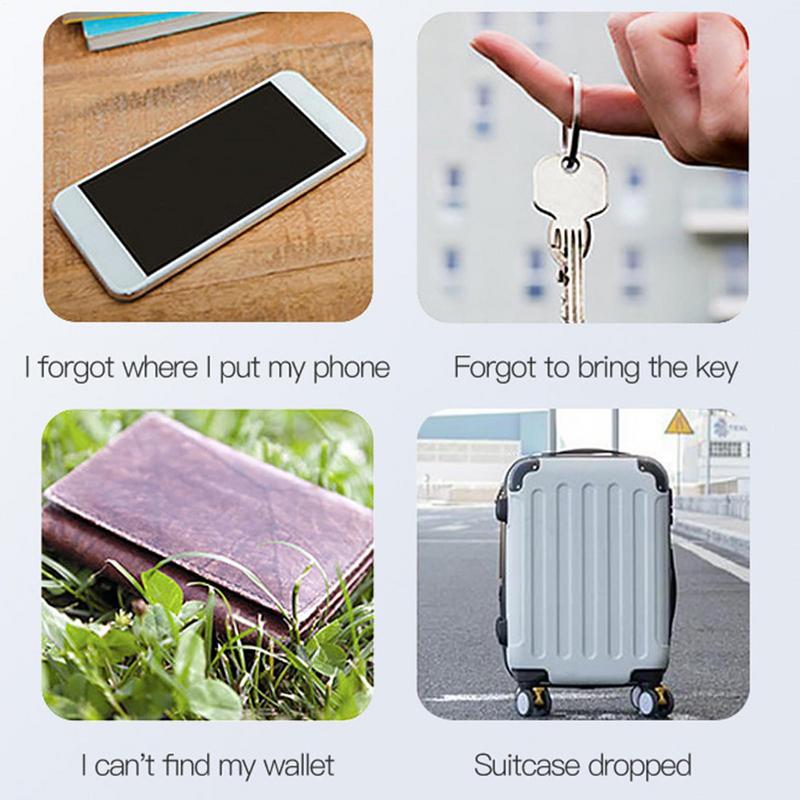 Мини GPS-локатор Противопотерянная сигнализация Кошелек Брелок Умная метка Bluetooth-совместимый трекер Брелок Трекер для собаки, питомца, ребенка Поиск ключей
