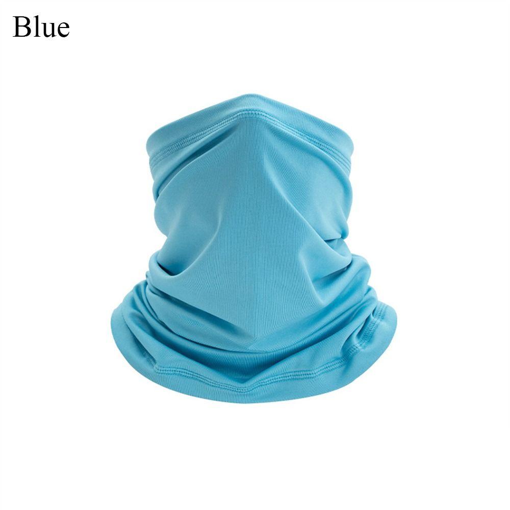 Маска для лица из ледяного шелка, защита от солнца и УФ-лучей, гетра для шеи, модный шарф, для занятий спортом на открытом воздухе