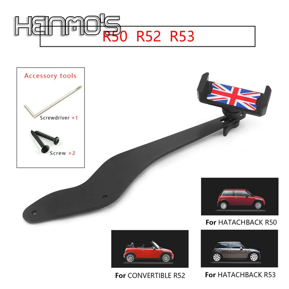 Car Phone Holder Mount For MINI Cooper R50 R52 R53 R55 R56 R57 R58 R60 R61 Car Mount Mobile Phone GPS Holder Bracket Clamp