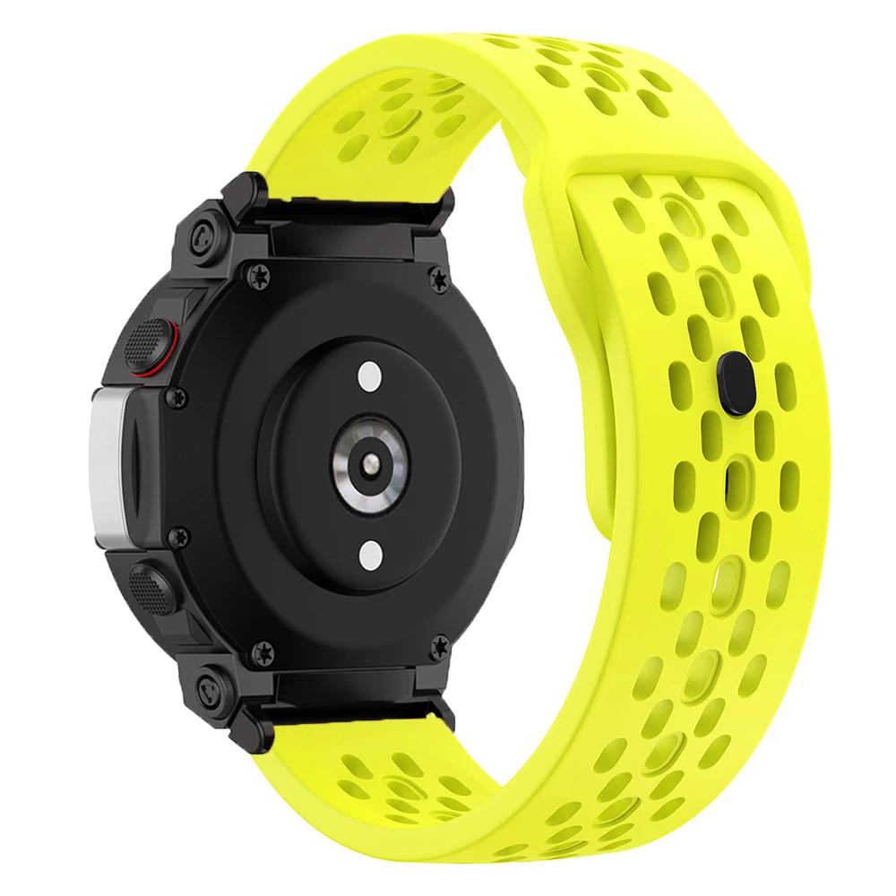 Мягкий дышащий силиконовый ремешок для Amazfit T-REX 3/2 спортивный браслет ремешок для часов для Huami Amazfit T-REX/T-REX 2ULTRA браслет