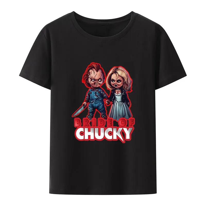 Child's Play Chuck Women's Top T-shirt Doll Murder Vintage T-shirt Harajuku Round Neck T-shirt Pure Unique Top