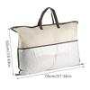 with Zipper Pillow Storage Bag Non-woven Tote Bag  for Storing Pillows and Blankets
