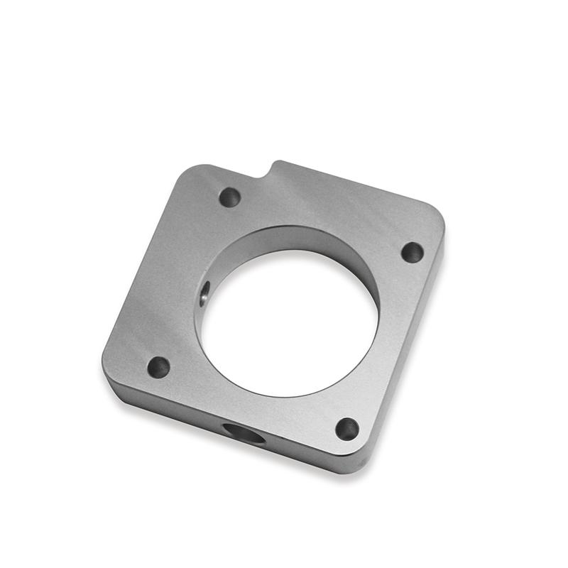 Aluminum Throttle Body Spacer Fits For Subaru WRX 06-14/STI 04-15 (Silver)-YX02891