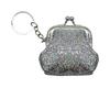 Женская дорожная сумка с брелоком и пайетками: Хранение монет, кабелей, косметики