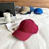 Hat Female Simple Solid Color Casual Versatile Soft Top Baseball Cap Couple Baseball Cap Male Face Small Cap