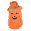 Halloween Pumpkin Dog Clothes Cute Warm Dog Costume for Medium Large Dogs Autumn Winter Orange 2XL