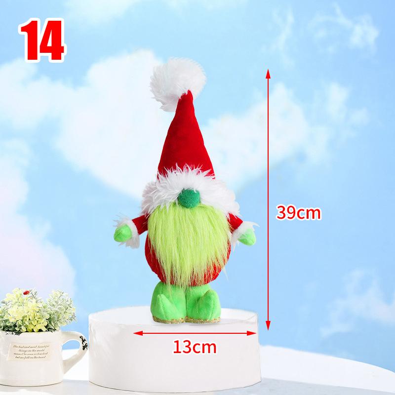 34 Styles Knitted Fabric Swedish Tomte Dwarf Rudolph Gnomes Dwarf Santa Claus Faceless Plush Doll