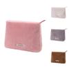 Ins Style Plush Portable Makeup Organizer Faux Rabbit Hair Clutch Cosmetic Bag Wholesale