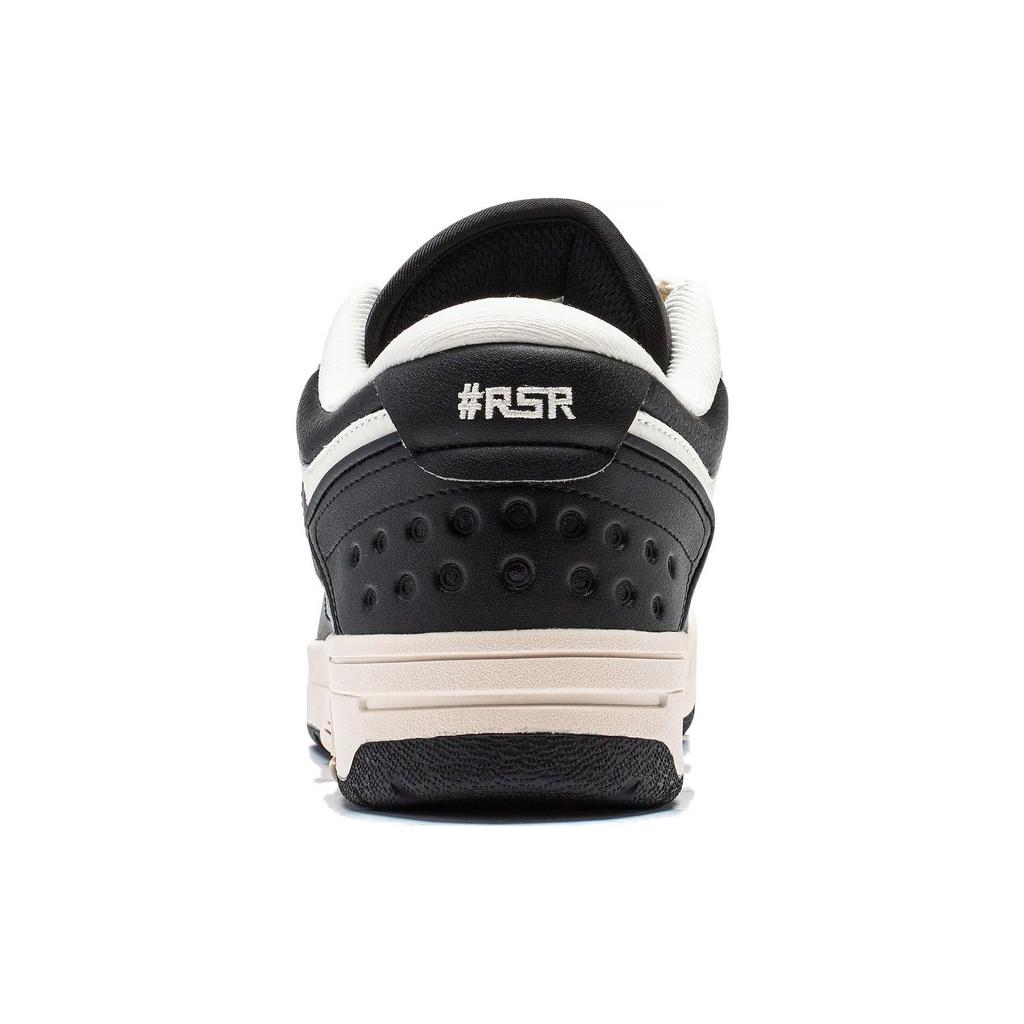 Баскетбольные кроссовки Li Ning Rsr 101 с низким верхом, амортизирующие, износостойкие, окисленные, черные, унисекс, белые ABCT041-2