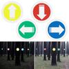 24 Pcs Trail Markers Reflective Trail Signs Many Colors For Hunting Hiking Camping Walking Outdoor