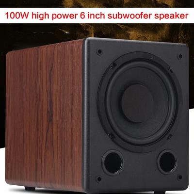 100 Вт 6,5-дюймовый мощный HIFI сабвуфер для домашнего кинотеатра с длинным ходом погружения Deep Fever 2,1/5,1-канальные пассивные динамики 40 Гц-300 Гц