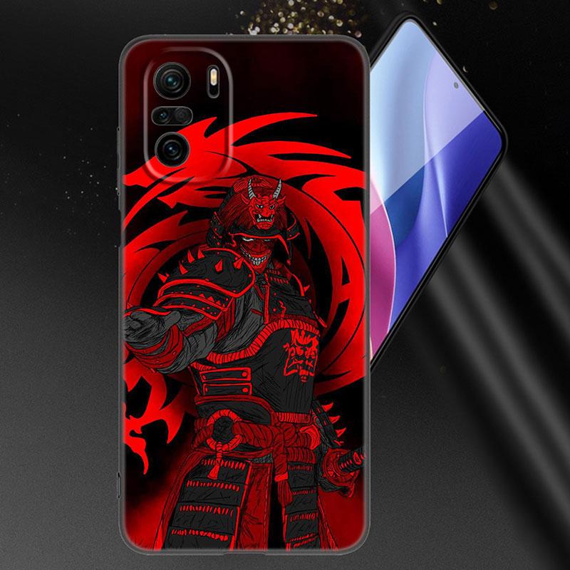 Чехол для телефона Japanese Samurai Art для Xiaomi Mi POCO X3 NFC GT M4 M3 12 11T 10T Pro A3 11 Lite NE 5G 12X 11i F3 мягкий черный чехол