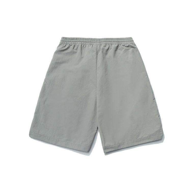 Li Ning Sports Fashion Series CF Cool Letter Print Sports Shorts Men Shorts Gray AKSR469-2