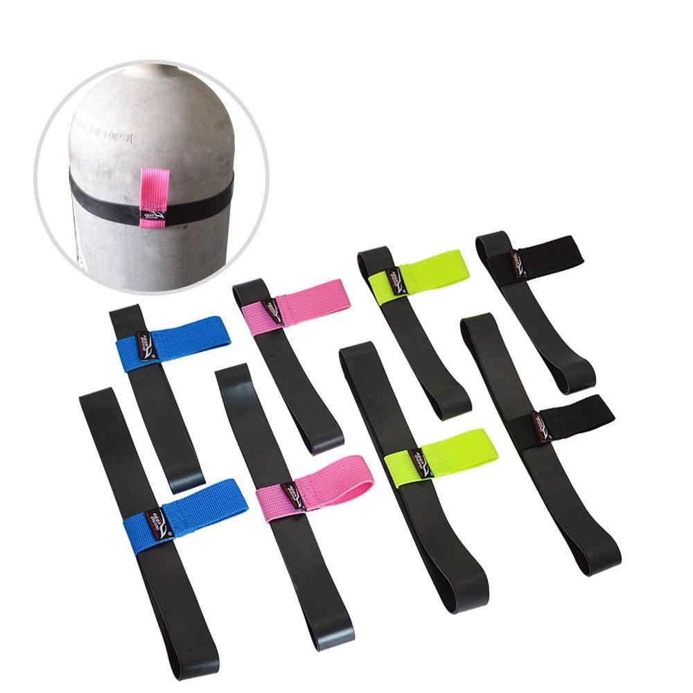 for 6L 11L Bottle Cylinder Bottle Hose Retainer Band Rubber Diving Tank Strap Snorkeling Tank