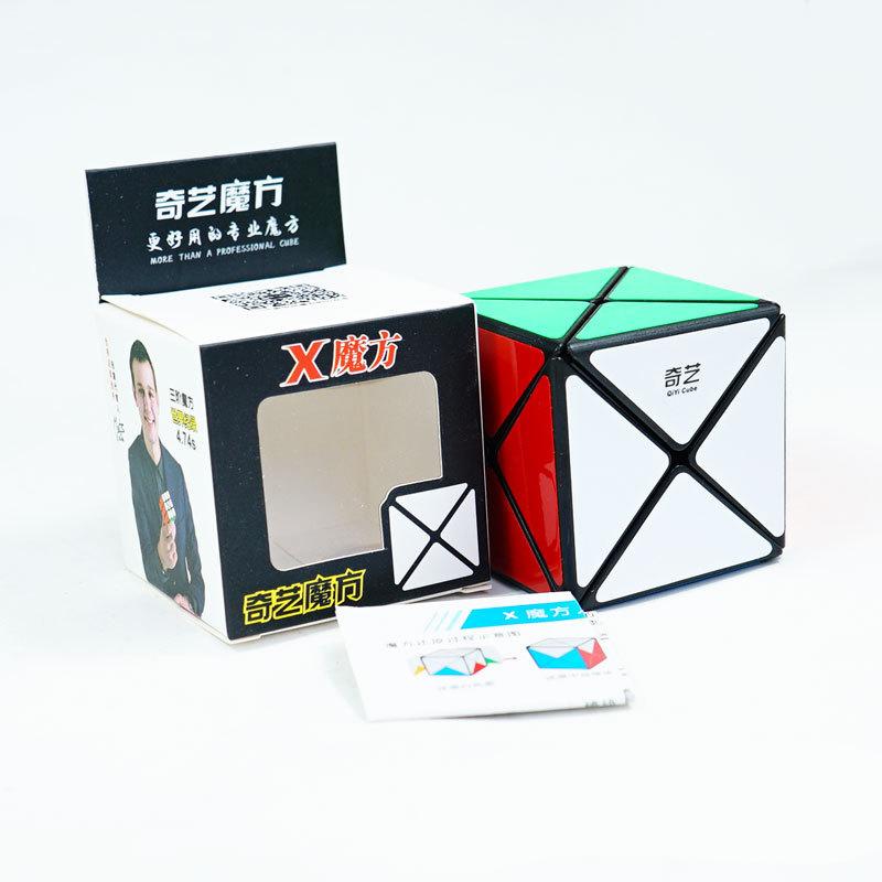 Qiyi 3x3x3 4x4x4 5x5x5 Профессиональный кубик Рубика Черные наклейки Скоростной кубик-головоломка Обучающий Кубо Магико Игрушки, разработанные для детей Подарки для детей