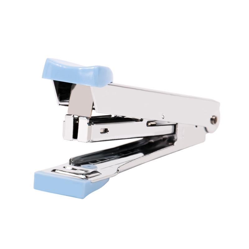 Compact Handheld Stapler No. 10 - Durable, Labor-Saving, Macaron Colors