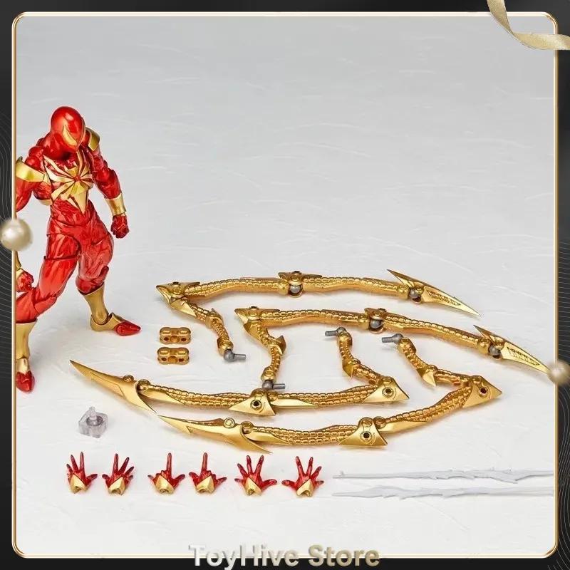 16 см  Kaiyodo Revoltech Amazing Yamaguchi Железный Человек-Паук Фигурки Действия Модель Кукла Коллекционный Набор Игрушка Украшение Подарок