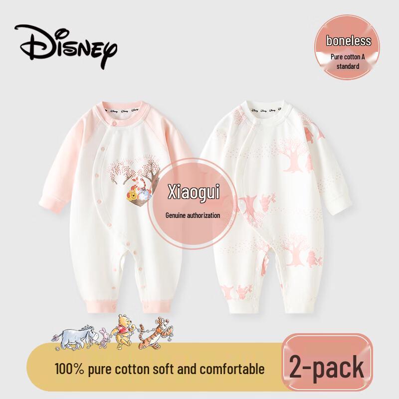 Disney Хлопковый боди-пижама с длинным рукавом для малыша