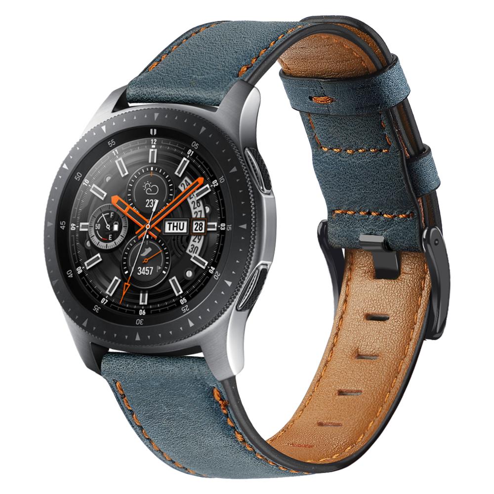 Ремешок из натуральной кожи для часов Samsung Galaxy Watch 3 45 мм/46 мм/Gear S3 Frontier 22 мм, ремешок для часов, браслет для часов Huawei gt-2-2e-pro, ремешок 46 мм