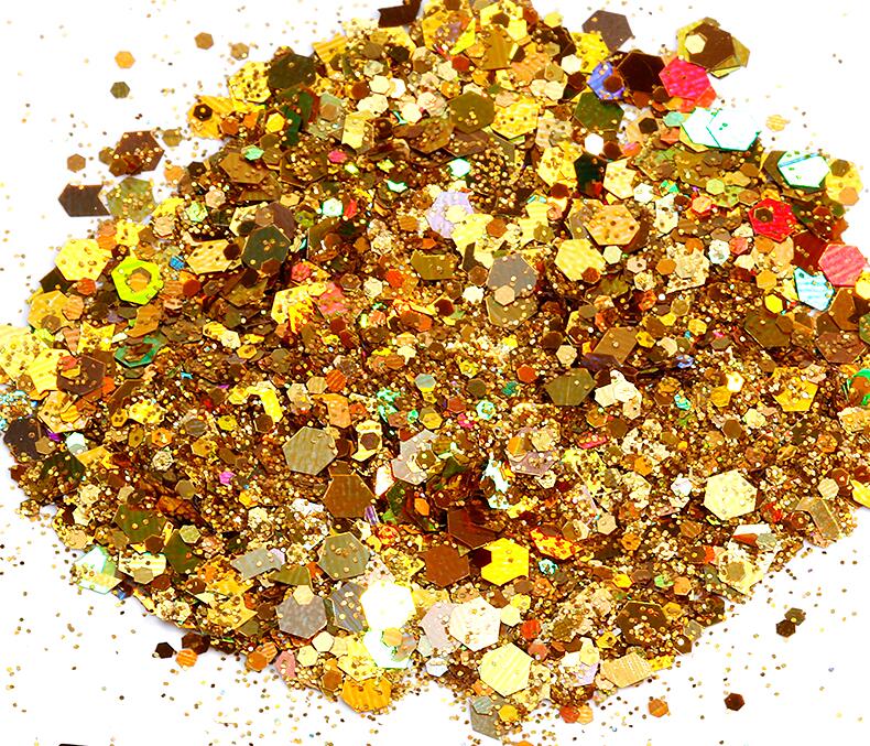 Multi-color Nail Sequins Nail Art Flake Nail Glitter Paillette Mixed Thin Shining 3D Stickers Manicure Make up DIY