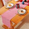 Modern Minimalist Black and White Grid Polyester Cotton Table Flag Dining Cabinet Shoe Cabinet Cover Towel Dining Table Towel