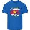 Torn Suriname Flag Suriname Day Football Unisexs Light Cotton TShirt
