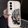 Чехол для телефона 'Голова тигра' для Samsung Galaxy S25 S22 S21 S24 S20 S23 FE Note 20 Plus Ultra A35 A15 A25 A55 Силиконовый защитный чехол