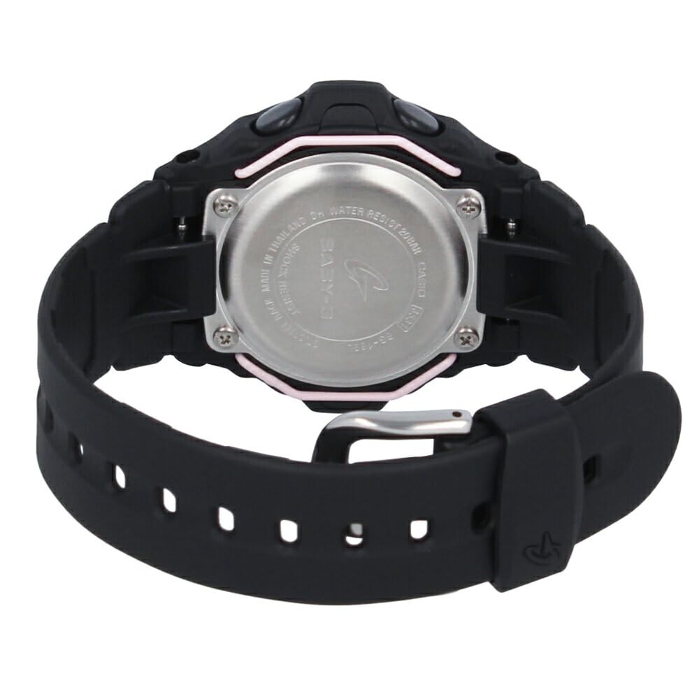 Casio Цифровые часы Baby-G BG-169U-1C, Черный/Розовый, Женские, Смола/Нержавеющая сталь, Водонепроницаемость 20 АТМ