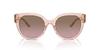 HC8393U CR612 Sunglasses TRANSPARENT DUSTY ROSE 53 Women's