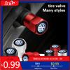 VW GTI GOLF 2026 Горячие Для VW VOLKSWAGEN Авто Стайлинг Металлические Колпачки Клапанов Колес Автомобиля Пылезащитные Аксессуары Для Volkswagen GTI R-Li