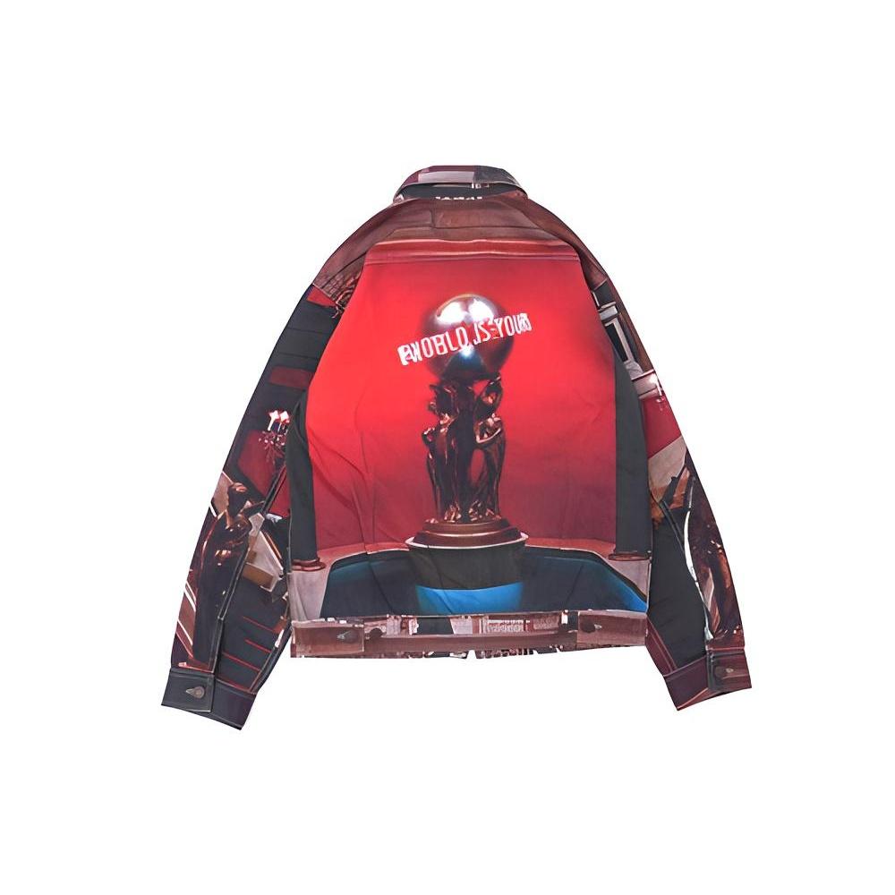 Supreme FW17 x Scarface the world is yours denim Jacket 'Red Black' Men's SUP-SS18-680