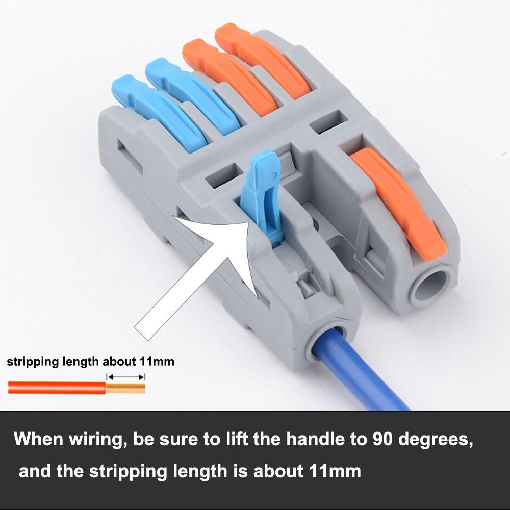 Мини-разъем для проводов Универсальные компактные компактные электрические разъемы для сращивания Электрические
