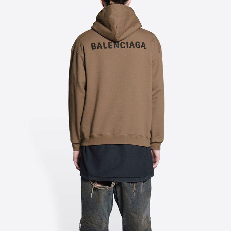 Balenciaga Back Logo Regular Fit Hoodie 600583TMVF57761