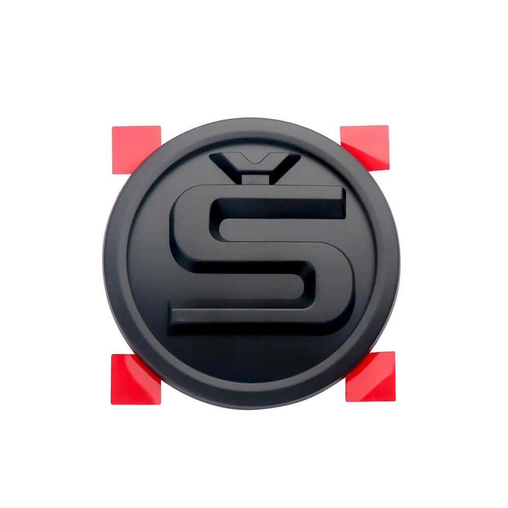 Car Sticker 2025 New 1pcs 8/9/10cm Car Emblem Badge Hood Front Rear Trunk Logo For Skoda Octavia Fabia Superb Kamiq Karoq Skoda